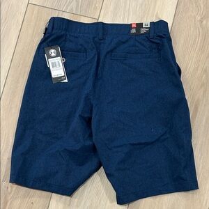 Under Armour Men's Navy Flat Front Shorts